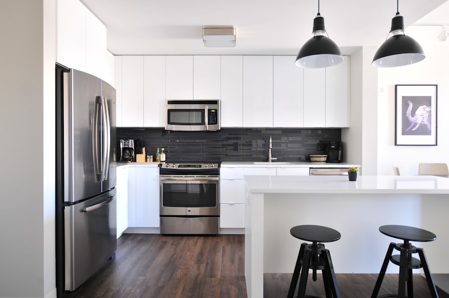 Renovated kitchen with natural light