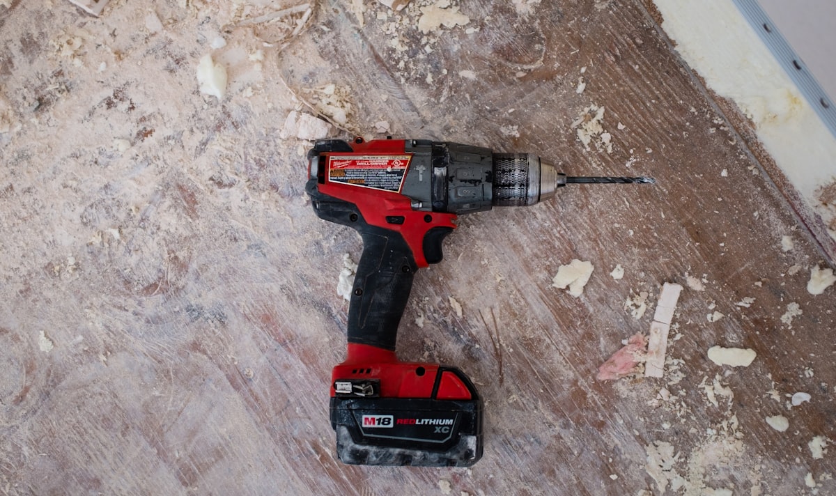 Home improvement tools ready for a renovation